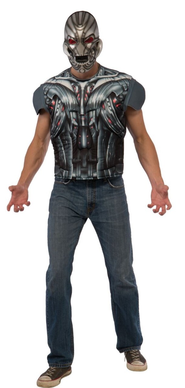 The Costume Center Black and Red Ultron Men Adult Halloween Costume - XL